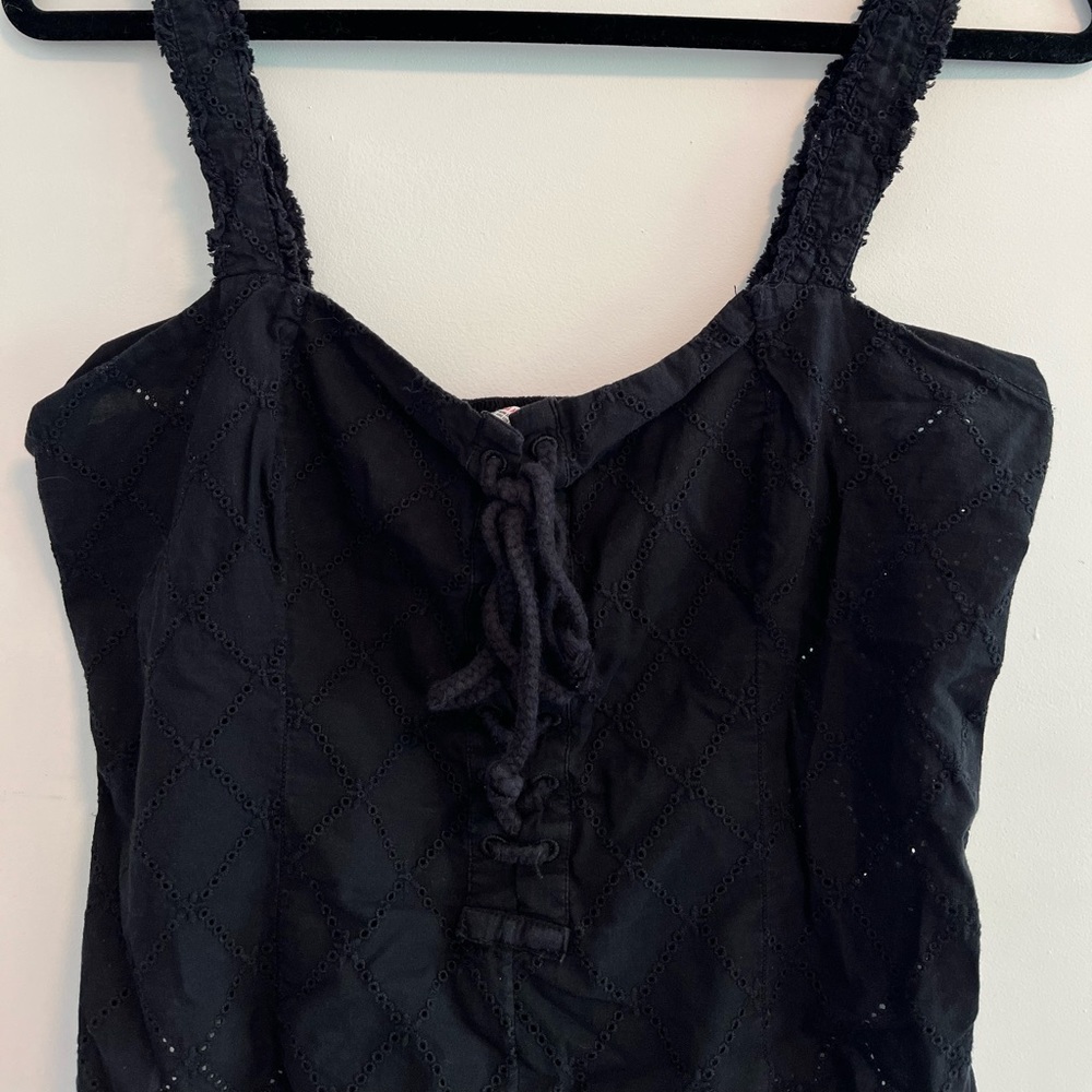 Lace up body suit